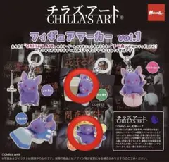 チラズアート フィギュアマーカー vol.1 2種セット カプセルトイ
