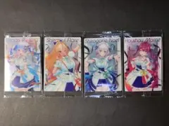 ホロライブプロダクションウエハースvol.3 3期生4枚セット。