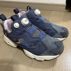 Reebok インスタポンプフューリー snidelコラボ ネイビー 25.5