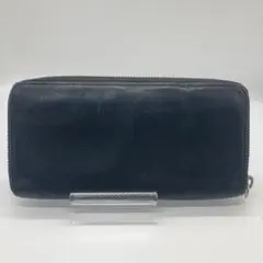 ポールスミス ブラック レザー 長財布 ゴールドファスナー