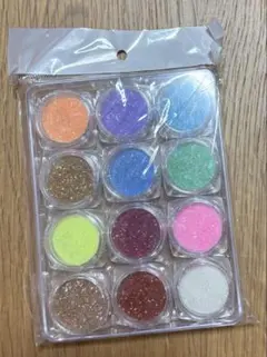 Petit Price 12色 グリッターセット ネイルアート