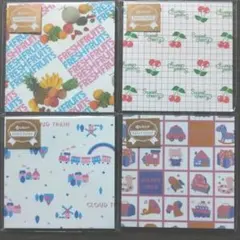 シモジマ裏紙メモ４種類おすそ分け（おまけ付き）