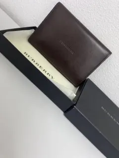 BURBERRY 名刺入れ カードケース ダークブラウンのサムネイル