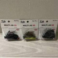 【新品・未使用】ダイワ　『マルチジグSS』ラバージグ３点セット①のサムネイル