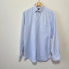 ポールスミスロンドン ボタンドレスシャツ 襟袖花柄 ギンガムチェック