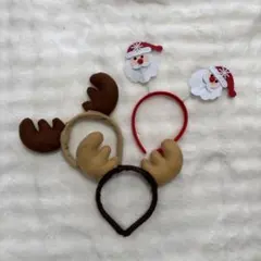 クリスマスカチューシャ3個セット