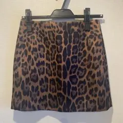 H&M レオパード柄　ミニスカート　最終値下げ