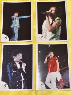 嵐　公式ブロマイド　嵐ロゴ　二宮和也　ライブフォト4枚セット