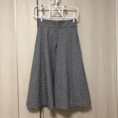 GU ギンガムチェックスカート