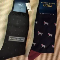 Polo Ralph Lauren 夏用犬柄ソックス