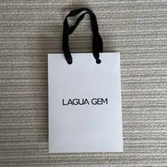 LAGUA GEM ショップ袋 ホワイト