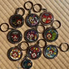 妖怪ウォッチ　ジバニャン　ご当地メダル　キーホルダー