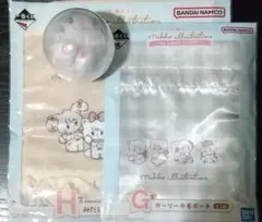 新品未開封【mikko ぬいぐるみ&一番くじ 巾着・タオル】3点セット