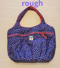 rough トートバッグ イチゴ柄 ネイビー　マザーズバッグ　ジムバッグのサムネイル