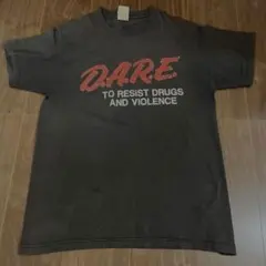 967 90s D.A.R.E. Anti Drug Black Tee XL - メルカリ