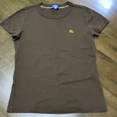 【美品✨️】 バーバリー ブルーレーベル　半袖Tシャツ　茶色　ピチT