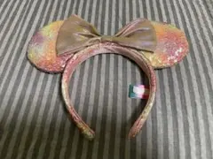 ディズニー　40周年　カチューシャ　ミニー　スパンコール