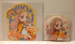 VOCALOID 巡音ルカ ステッカー&缶バッジ