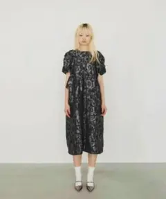 COMME des GARCONS コムコム 総柄 フリル ワンピース S - メルカリ