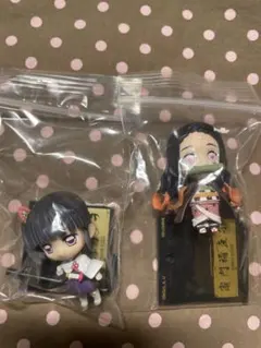 鬼滅の刃　炭治郎の仲間たち　マスコットセット　フィギュア　カナヲ　禰豆子