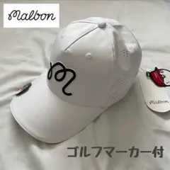 新品未使用pirettiゴルフキャップ白CEOマイク・ジョンソン 直筆サイン