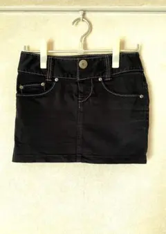 HYSTERIC GLAMOUR（ヒステリックグラマー） 黒ステッチミニスカート