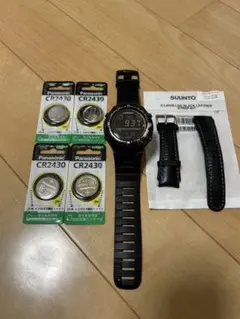 SUUNTO デジタル腕時計 替えベルト　CR2430バッテリー4個付きのサムネイル