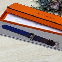 エルメス Apple Watch バンド シンプルトゥール ジャンピング ブルー
