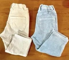 【最終値下げ】アプレレクール　90コーデュロイパンツ　２点セット