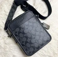 【未使用級】COACH サリバン クロスボディ レザーPVC シグネチャー