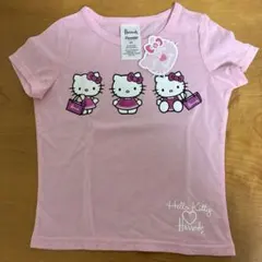 Hello Kitty Harrods Tシャツ ピンク 100cm~のサムネイル