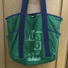 【ゆー 様専用】 Nike メッシュ トートバッグ グリーン 内巾着付き