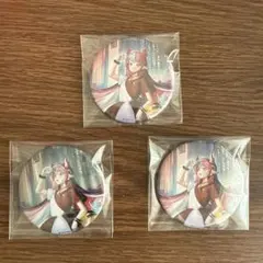 crazy raccoon selly 缶バッジ　ホロ+ノーマル2種