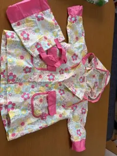 Branshes 花柄 レインコート 90サイズ