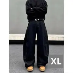 バレルレッグ デニム XL バルーン 地底人 ADWENS menes風 バギー