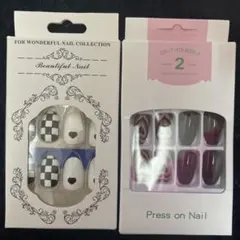 SHEIN ネイルチップ 2個セット