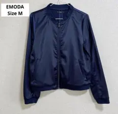 【美品】EMODA ネイビー ブルゾン サイズM