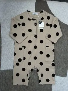 新品未使用！タグ付き！YICYIMBABY 韓国子供服 73 ドットロンパース