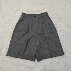 美品 GERARD DAREL PARIS ハーフパンツ ワイド ウール グレー