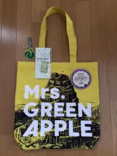 Mrs. GREEN APPLE トートバッグ イエロー - メルカリ