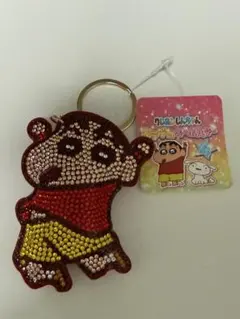 クレヨンしんちゃん ビーズキーホルダー キラキラ