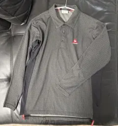 デサント　ゴルフ　長袖　ポロシャツ　Mサイズ