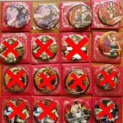 ONE PIECE 麦わらストア 輩 缶バッジ 第9弾 PARTY　6個