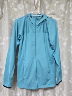 GU SPORTS パーカー ブルー Sサイズ