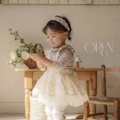 OREN サロペットワンピース 3点セット