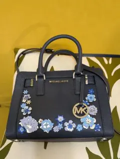MICHAEL KORS ネイビー ツーウェイバッグ