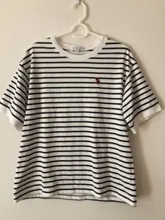 U.S. POLO ASSN. ストライプ 半袖Tシャツ M(L47)