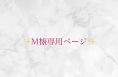 M様専用ページ