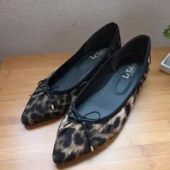 ルタロン　パンプス　レオパード　24.5cm