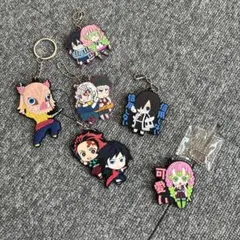 鬼滅の刃 ラバーストラップ 6個セット